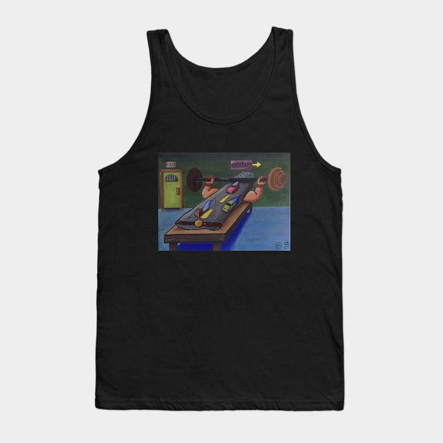 Road Sweating Cars Tank Top by ManolitoAguirre1990